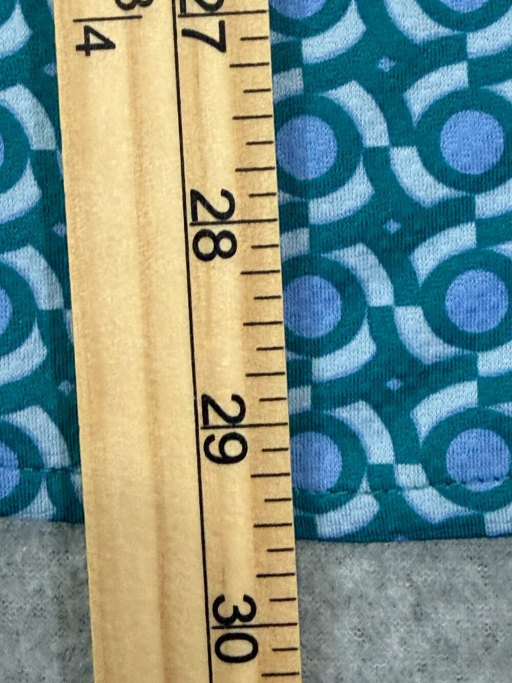 Mizzen+Main Halyard Short Sleeve Dress Shirt Teal Kaleidoscope Medium Trim NWT - Picture 15 of 15
